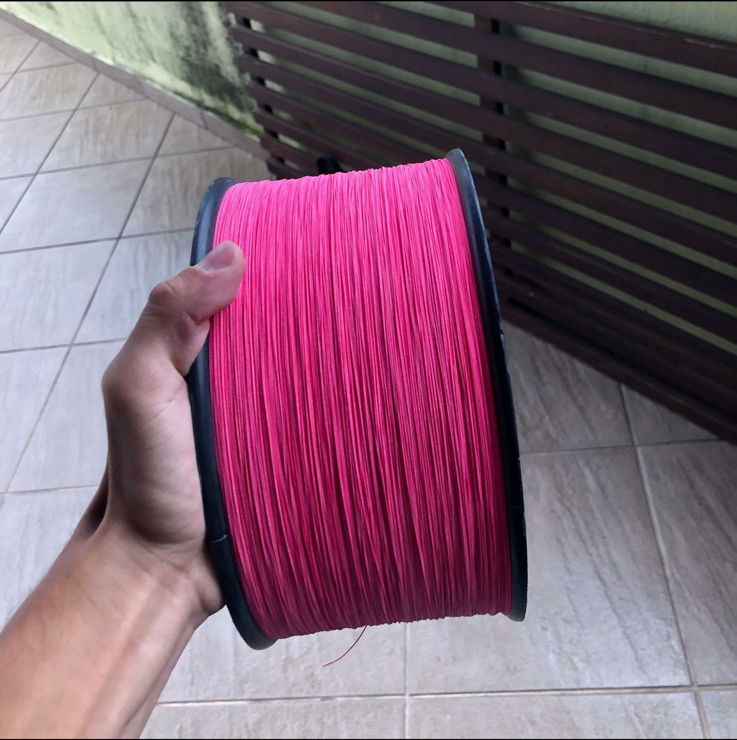 12 MIL JARDAS FIO 10 VERA CRUZ DE 5 PASSADAS BLINDADA RESINADA PANTERA COR DE ROSA