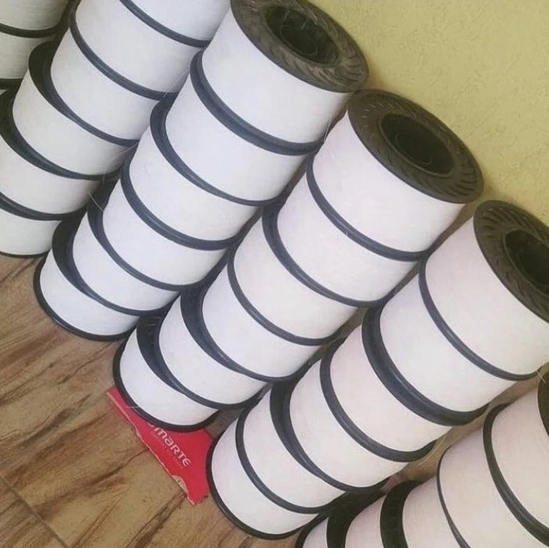 12 MIL JARDAS FIO 10 VERA CRUZ DE 3 PASSADAS BLINDADA RESINADA BRANCA DE NEVE